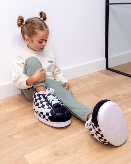 Chaussons antidérapants pour enfants Multicolore+Noir+Rouge 9 - vertbaudet enfant 