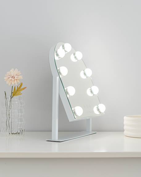 Miroir coiffeuse 9 led intensité réglable Blanc 3 - vertbaudet enfant 