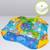 Tapis d’éveil bébé 2en1 anika avec fonction parc et jouets interactifs Blue/yellow 3 - vertbaudet enfant 