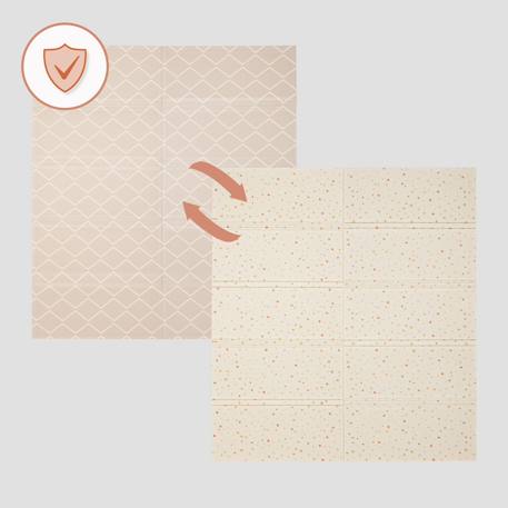 Tapis d’éveil robby double face 180 x 200 cm avec isolation du sol Multicolor 4 - vertbaudet enfant 