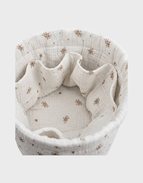 Panier de rangement nomade coton bio Rose 5 - vertbaudet enfant 