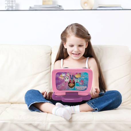 Mon premier ordinateur éducatif gabby et la maison magique (en/fr) ROSE 5 - vertbaudet enfant 