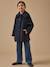 Manteau laine grand col fille Marine 4 - vertbaudet enfant 