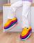 Chaussons antidérapants pour enfants Multicolore+Noir+Rouge 6 - vertbaudet enfant 