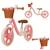 Draisienne alex plus légère et réglable avec selle confortable, panier et sonnette Beige sand+Green forest+Pink rose 13 - vertbaudet enfant 