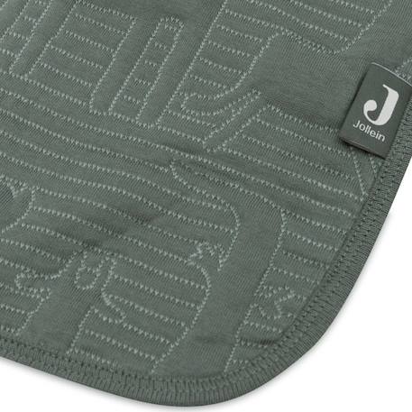 Couverture en coton jungle jambo ash green-laurel (100 x 150 cm) Vert 5 - vertbaudet enfant 