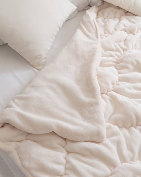 Couverture pour lit et canapé Beige+Rose 4 - vertbaudet enfant 