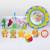 Tapis d’éveil bébé 2en1 anika avec fonction parc et jouets interactifs Blue/yellow 5 - vertbaudet enfant 