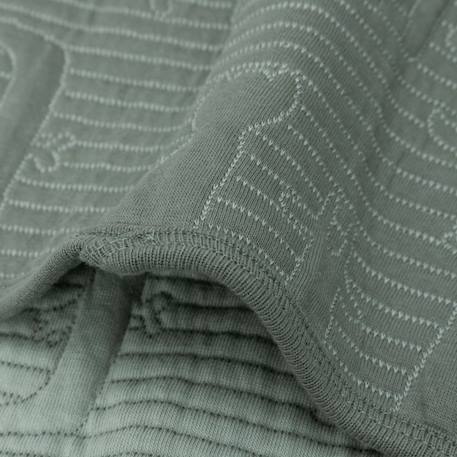Couverture en coton jungle jambo ash green-laurel (100 x 150 cm) Vert 4 - vertbaudet enfant 