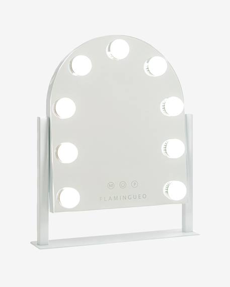 Miroir coiffeuse 9 led intensité réglable Blanc 2 - vertbaudet enfant 