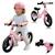 Draisienne toni légère dès 18 mois avec guidon et selle réglables Beige sand+Black orange+Green sage+Pink rose 19 - vertbaudet enfant 