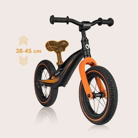 Draisienne bart air légère jusqu’à 30 kg avec guidon et selle réglables Black+Green forest+Pink violet 6 - vertbaudet enfant 