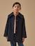 Manteau laine grand col fille Marine 5 - vertbaudet enfant 