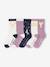 Lot de 5 mi-chaussettes tennis fille Harry Potter bois de rose 1 - vertbaudet enfant 