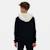 Sweat zippé à capuche essentiels Noir 6 - vertbaudet enfant 