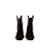 Bottines filles synthétique fermeture éclair Black+Brown 3 - vertbaudet enfant 