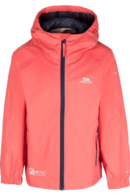 Veste imperméable polyamide qikpac Mauve+Noir / rouge+Rose corail+Rouge 11 - vertbaudet enfant 
