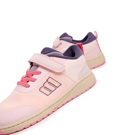 Sneakers filles synthétique fermeture adhésive barefoot Orange+Pink 12 - vertbaudet enfant 