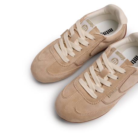 Sneakers filles synthétique lacets Beige+Brown+White 4 - vertbaudet enfant 