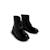Bottines filles synthétique fermeture éclair Noir brillant 4 - vertbaudet enfant 