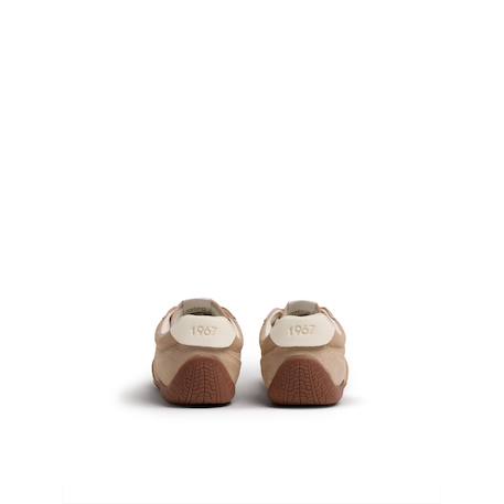Sneakers filles synthétique lacets Beige+Brown+White 3 - vertbaudet enfant 