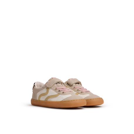 Sneakers filles synthétique lacets barefoot Pink+White 10 - vertbaudet enfant 