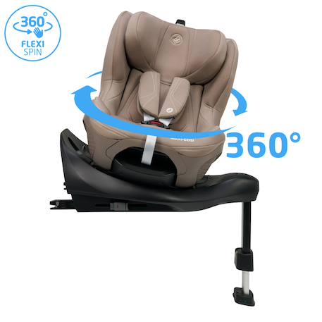 Siège auto pivotant mica 360 plus Authentic graphite+Authentic truffle 8 - vertbaudet enfant 