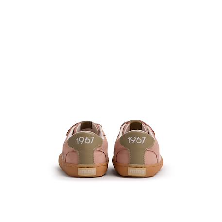 Sneakers filles synthétique lacets barefoot Pink+White 5 - vertbaudet enfant 