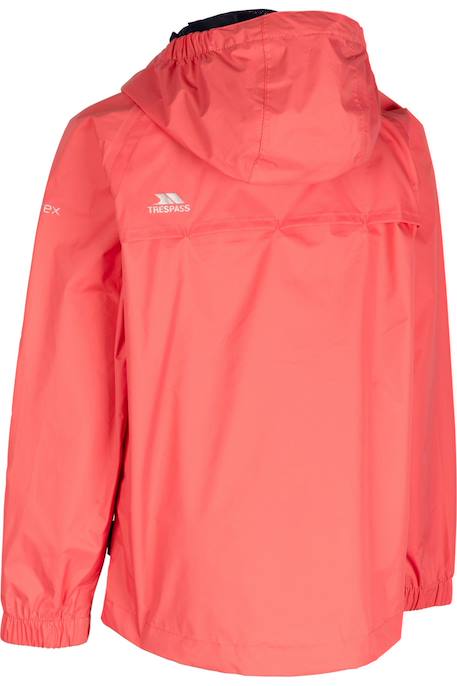 Veste imperméable polyamide qikpac Mauve+Noir / rouge+Rose corail+Rouge 12 - vertbaudet enfant 