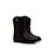 Bottines filles synthétique fermeture éclair Black+Brown 5 - vertbaudet enfant 