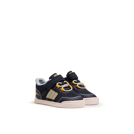Sneakers garçon synthétique fermeture adhésive barefoot Blue 4 - vertbaudet enfant 
