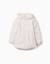 Parka à capuche avec doublure en sherpa et fleurs Blanc 1 - vertbaudet enfant 