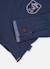 Polo garçon avec écusson air captain club Bleu 4 - vertbaudet enfant 