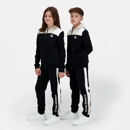 Sweat zippé à capuche essentiels Noir 2 - vertbaudet enfant 