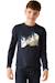 T-shirt enfant manches longues coton wenbie iii Bleu marine 4 - vertbaudet enfant 