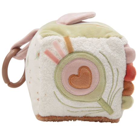 Cube d'activités spring garden Blanc, rose, marron+Blanc, vert, marron+Bleu, vert d'eau, écru+Ecru, rose, vert+Gris, marron, blanc+Marron, beige, écru+Rose, bleu, écru 20 - vertbaudet enfant 