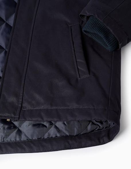 Parka 3-en-1 rembourrée avec capuche Bleu foncé 5 - vertbaudet enfant 