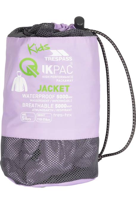 Veste imperméable enfant polyamide qikpac Mauve+Noir / rouge+Rose corail+Rouge 3 - vertbaudet enfant 