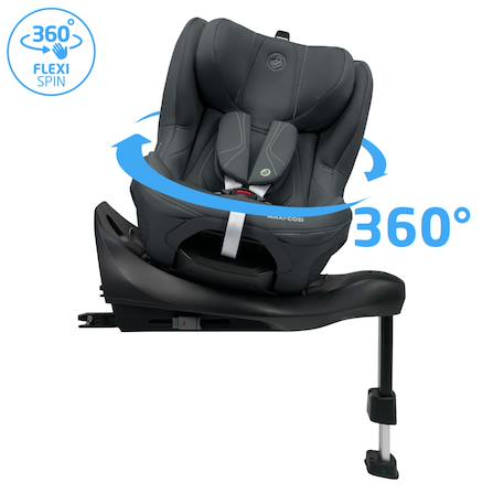 Siège auto pivotant mica 360 plus Authentic graphite+Authentic truffle 2 - vertbaudet enfant 