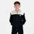 Sweat zippé à capuche essentiels Noir 1 - vertbaudet enfant 