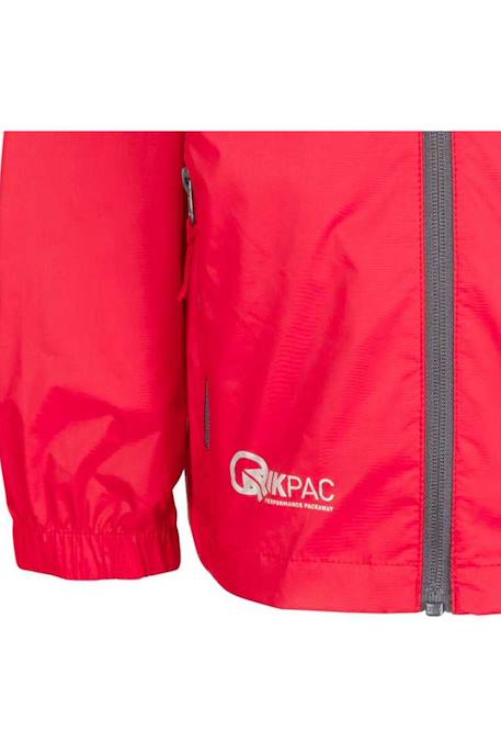 Veste imperméable enfant polyamide qikpac Mauve+Noir / rouge+Rose corail+Rouge 19 - vertbaudet enfant 