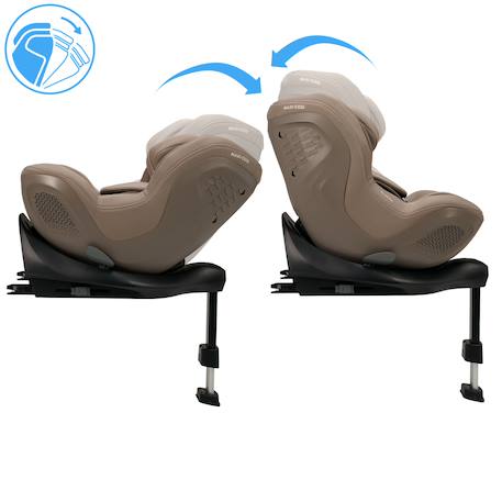 Siège auto pivotant mica 360 plus Authentic graphite+Authentic truffle 9 - vertbaudet enfant 