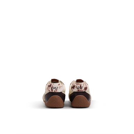 Sneakers filles synthétique lacets Beige+Brown+White 13 - vertbaudet enfant 