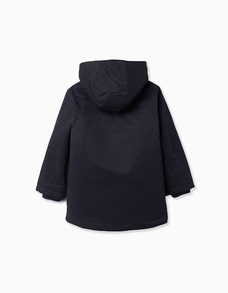 Parka 3-en-1 rembourrée avec capuche Bleu foncé 3 - vertbaudet enfant 
