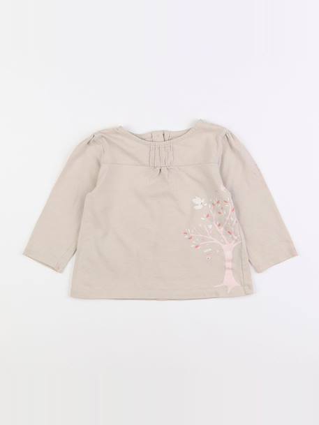 Tee-shirt - 2 ans Beige 1 - vertbaudet enfant 