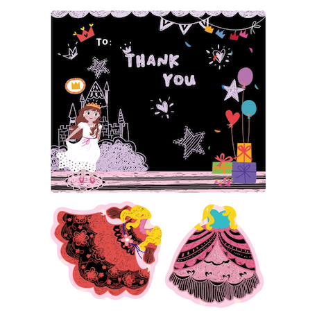 Cartes cadeaux - princesses Multicolor 2 - vertbaudet enfant 