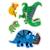 Cartes cadeaux - dinosaures Multicolor 4 - vertbaudet enfant 