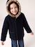 Manteau fille à capuche camel+marine 7 - vertbaudet enfant 