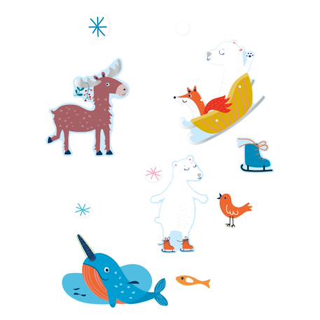 Sticker pocket - polar Multicolor 2 - vertbaudet enfant 