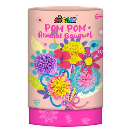 Couture créative - bouquet de fleurs pom pom Multicolor 1 - vertbaudet enfant 